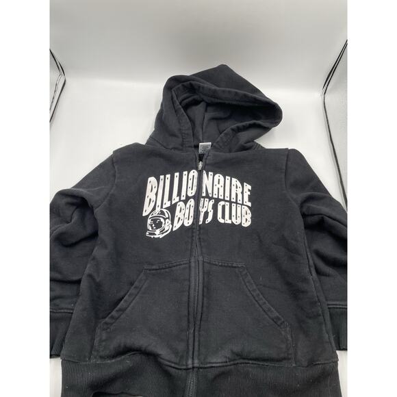 Billionaire Boys Club Youth Zip Up Hoodie Black, Size 5/6 - Picture 1 of 3